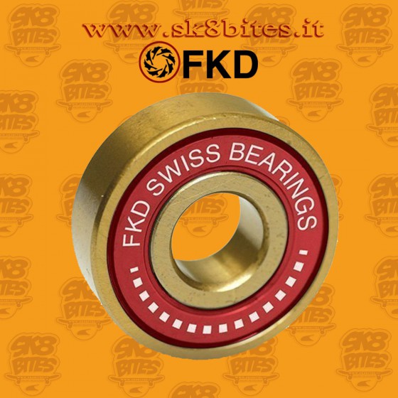 FKD Swiss Gold Skateboard Street Longboard Bearings