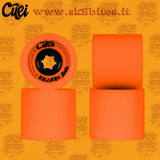 Cuei Killers 74mm 80a Red Longboard Freeride Downhill Wheels