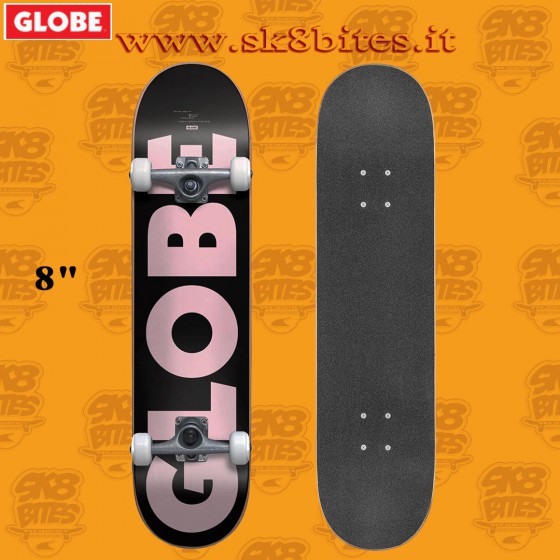 Globe G0 Fubar Black Pink 8″ Tavola Completa Skateboard Street Pool