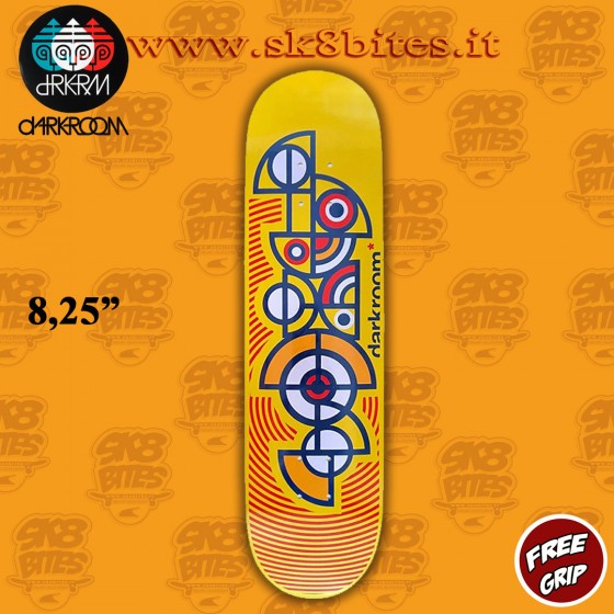 Darkroom Gigahertz Yellow 8,25" Street Skateboard Pool Deck