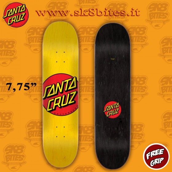 Santa Cruz Classic Dot 7,75" Skateboard Street Deck