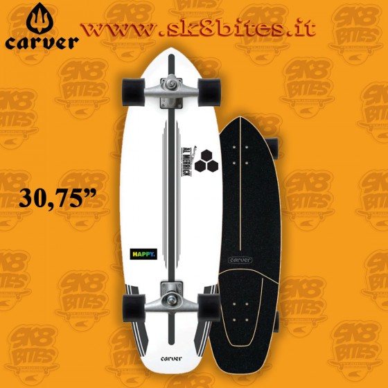 Carver Super Surfer Raw C7 Complete Skateboard