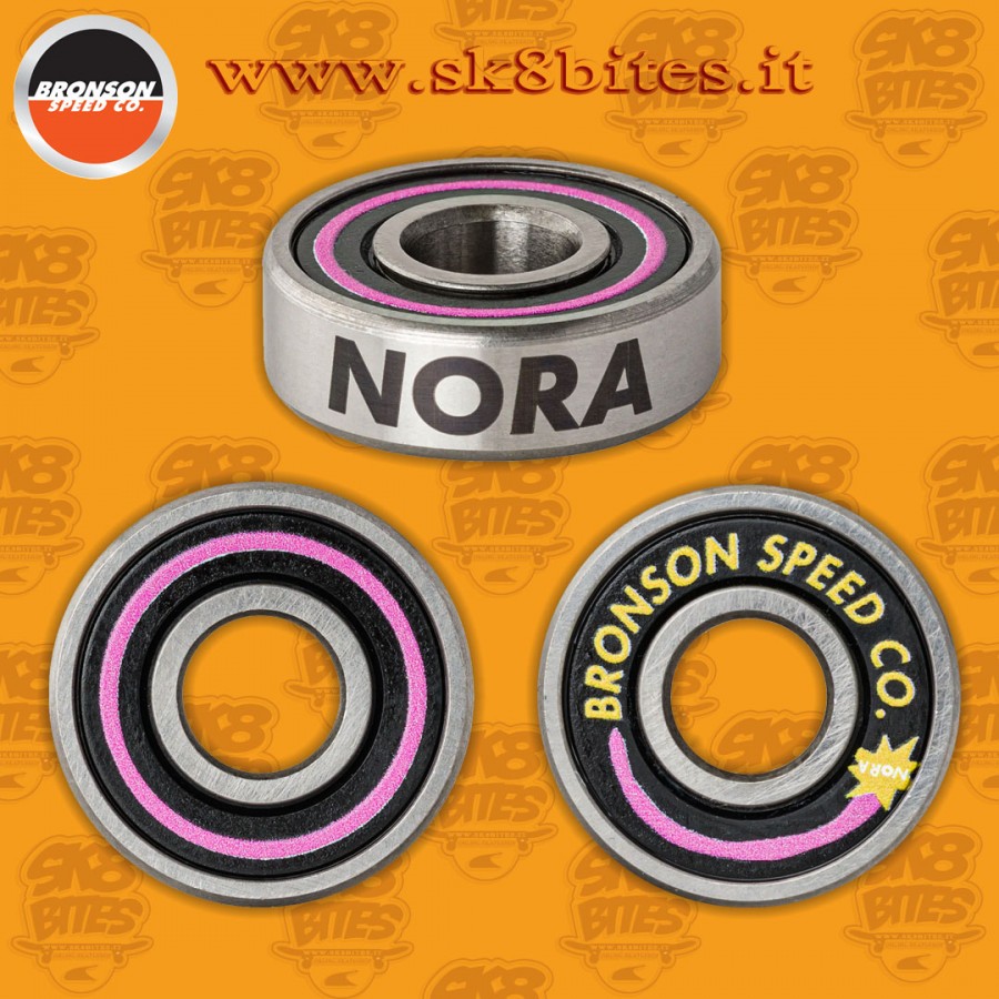 Bronson Speed Co Nora Vasconcellos Pro G3 Skateboard Street Pool Bearings