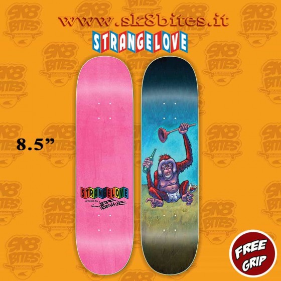 StrangeLove Orangutan 8,5" Street Skateboard Pool Deck