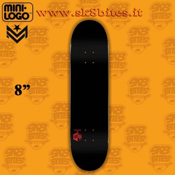 Mini Logo Detonator 8" Street Skateboard Bowl Deck