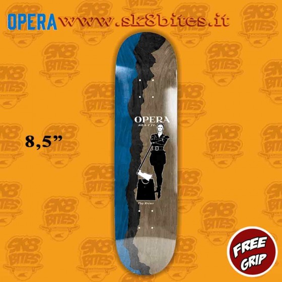 Opera Skateboards Clay Kreiner Cutter 8,5" Street Skateboard Pool Deck