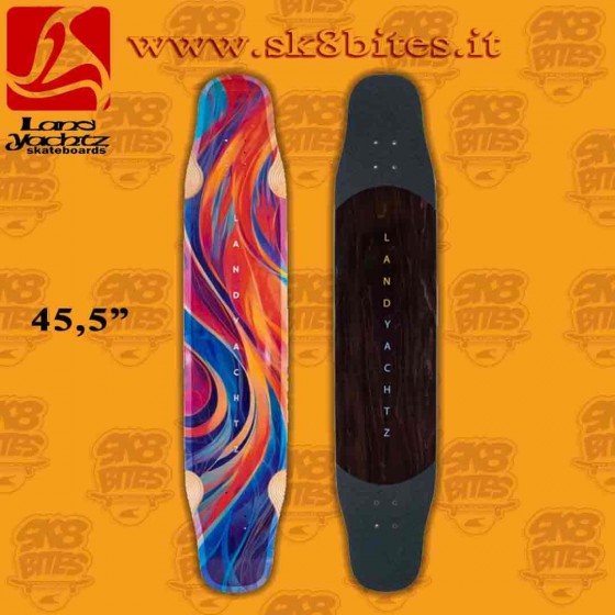 Landyachtz Stratus Texture Flow 45,5" Tavola da Longboard Dancing Freestyle