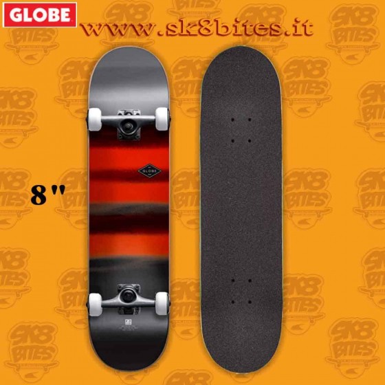 Globe G1 Full On Charcoal/Chromantic 8″ Complete Skateboard Street Pool Deck