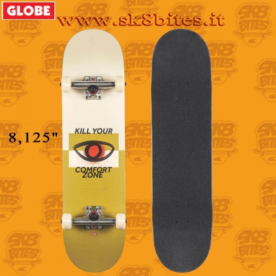 Globe G1 Comfort Zone COF/Curry 8,125″ Tavola Completa Skateboard Street Pool