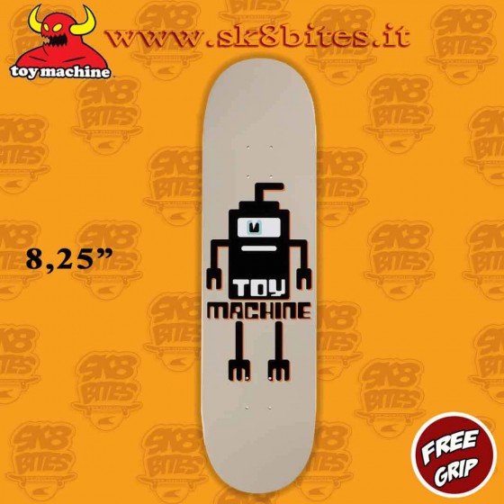 Toy Machine Binary Sect Black 8,25" Skate Street Skatepark Deck