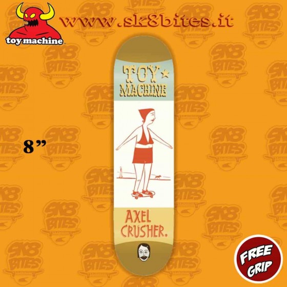 Toy Machine Pro Axel Kilgallen 8" Street Skateboard Park Deck
