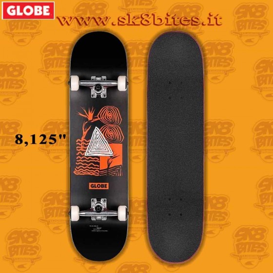 Globe G1 Fairweather Black/Red 8,125″ Complete Skateboard Deck